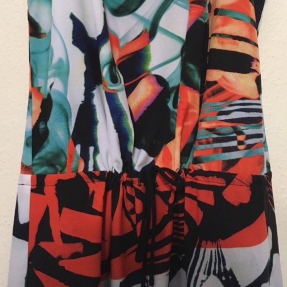 Clover Canyon Keyhole Mini Tank Dress Ink Strokes - Picture 5 of 8